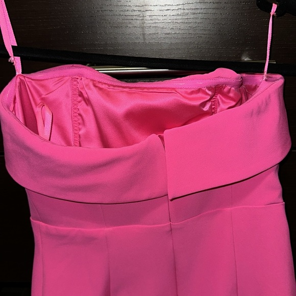 Bardot Women's Pink Georgia Ruffle Strapless Cocktail Sheath Dress - Picture 7 of 7